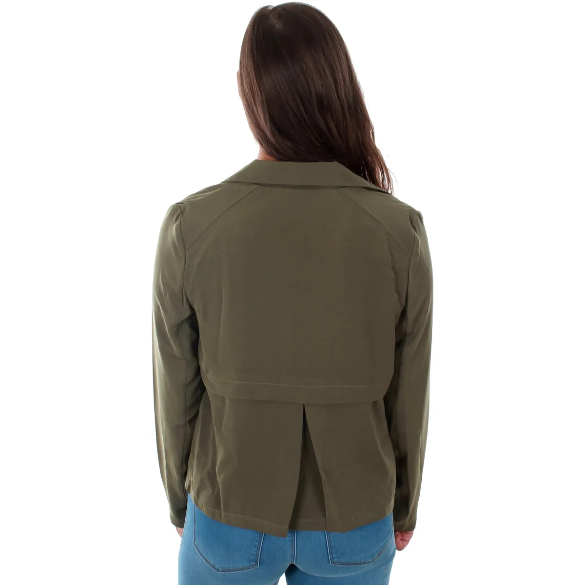 10211568 VMCHERIE LS BLAZER IVY GREEN