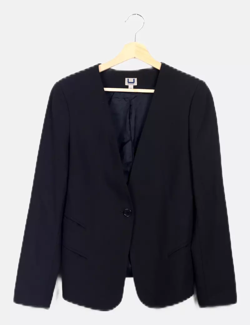 Adolfo Dominguez Blazer negro levita