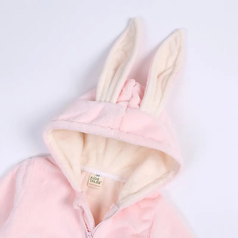 Baby Bunny Onesie Baby Hooded Onesie Infants Bodysuit Jumpsuit Zipper Onesie