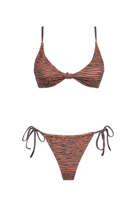 Bikini Nudo Zebra Caldero/Antracita