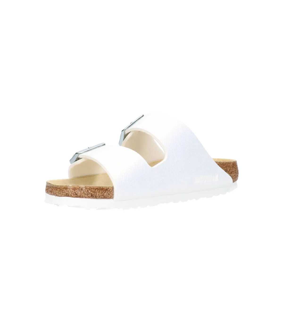 Birkenstock Arizona BF Shiny Lizard White (1026500) Mujer Blanco