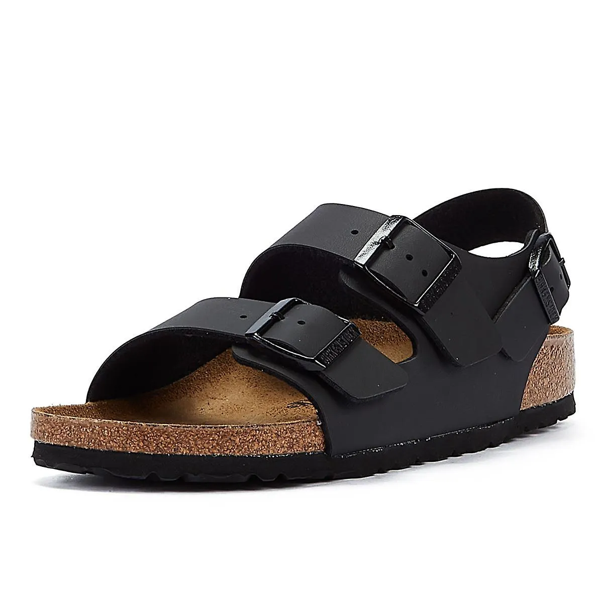 Birkenstock Milano Birko Flor Sandalias estrechas negras