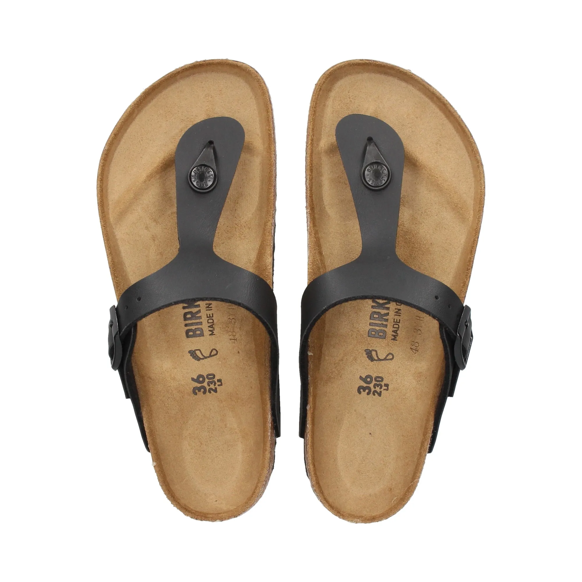 BIRKENSTOCK Sandalias planas de Mujer NEGRO