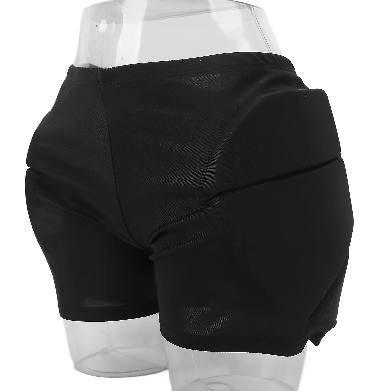 Black Nylon and EVA Protective Shorts for Cycling Skiing and Sports - Heat Resistant and Skin Friendly