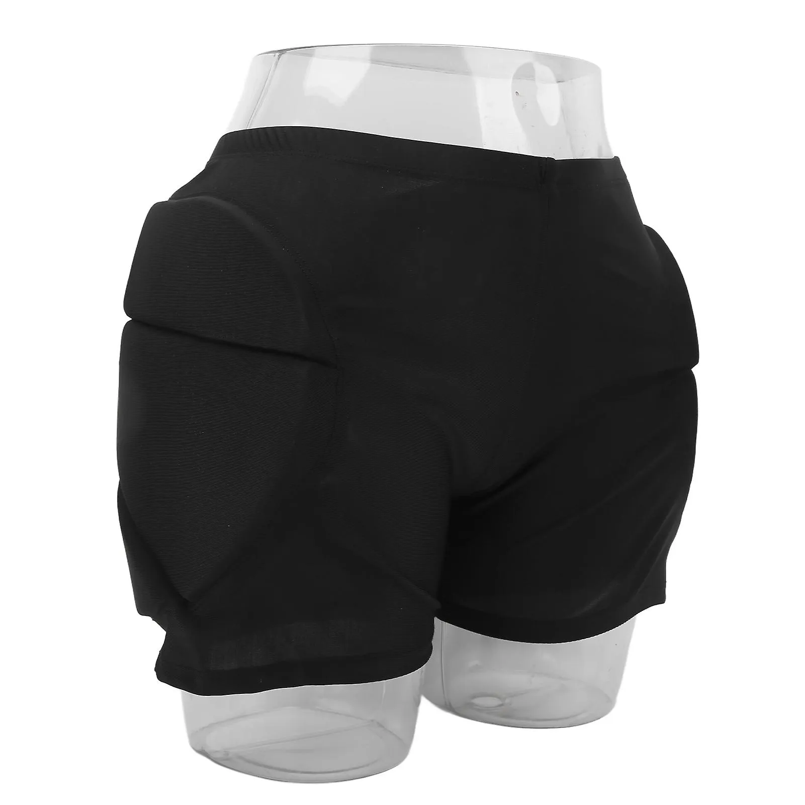 Black Nylon and EVA Protective Shorts for Cycling Skiing and Sports - Heat Resistant and Skin Friendly