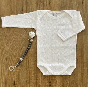 Bodysuit with American collar in three colors. Cotton 100x100