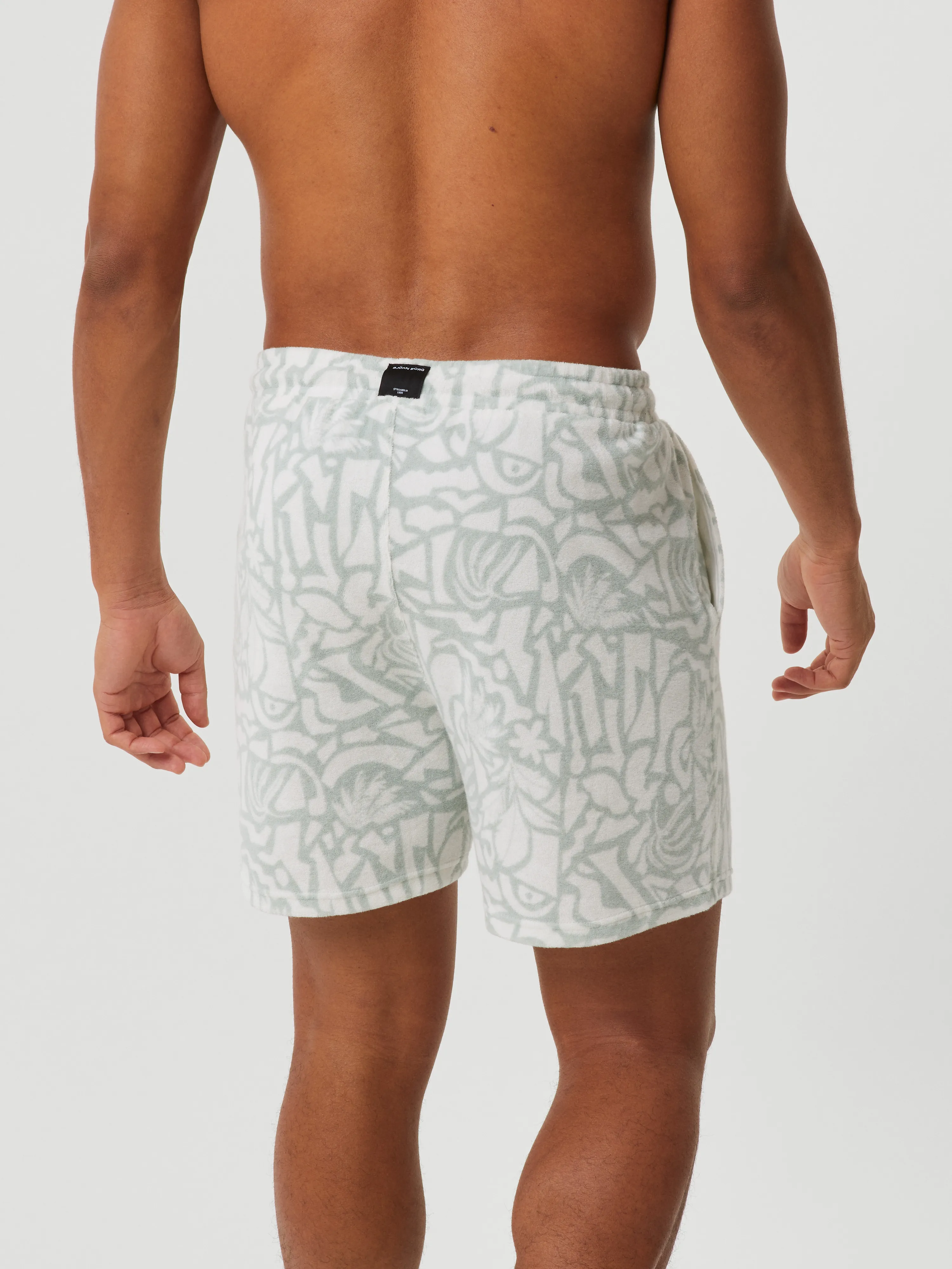 Borg Toweling Pool Shorts