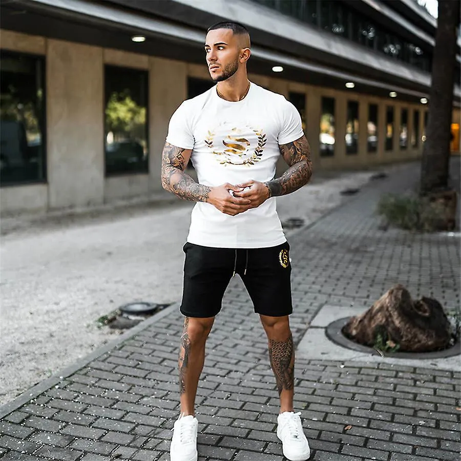 Cotton Running Shorts Men Jogging Sport Bermuda Gym Clothing Fitness Sweatpants Male Summer Solid Black Workout Training Bottoms