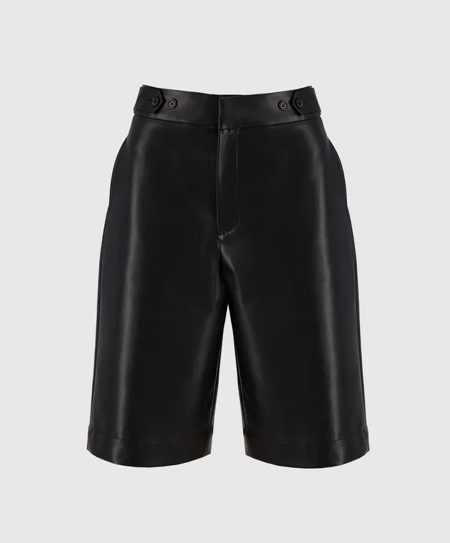 Deveaux Black Bermuda shorts