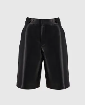 Deveaux Black Bermuda shorts