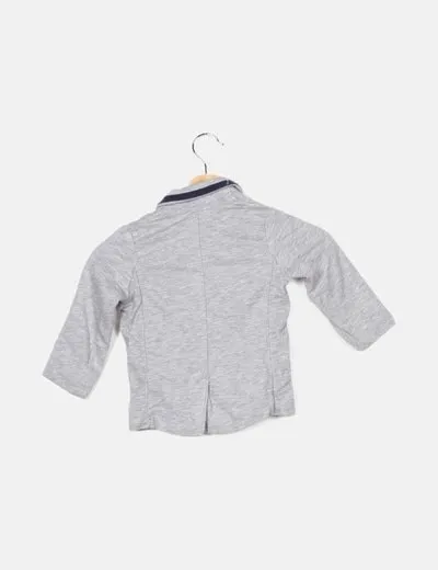 H&M Blazer gris combinada