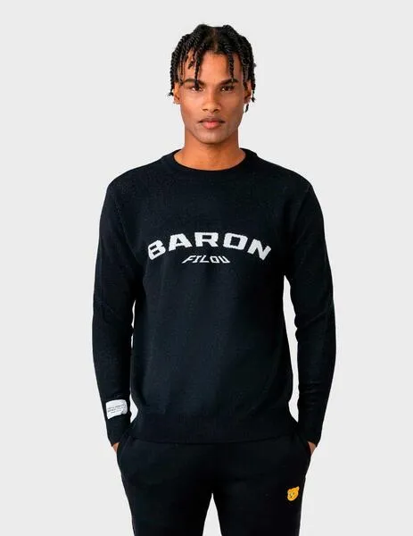 Jersey Baron Filou Knit Pullover negro unisex