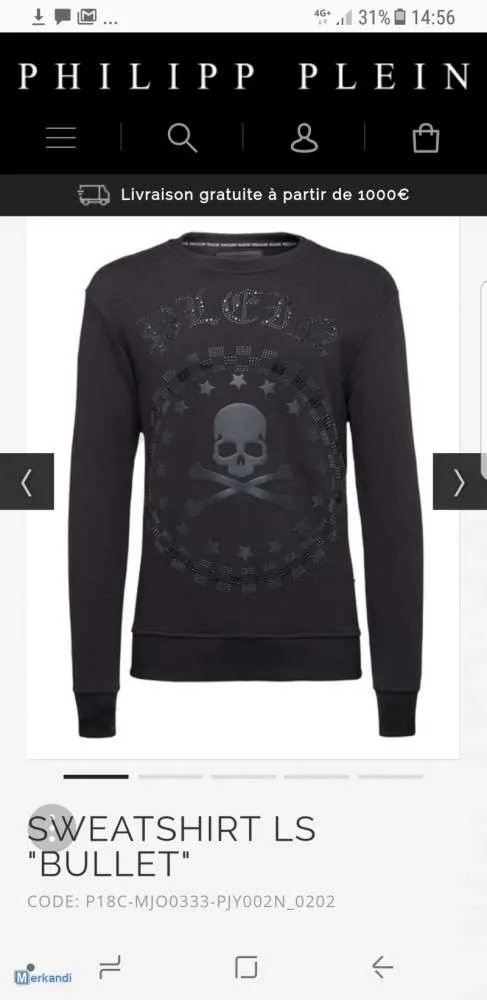 LLEGADA JERSEY Philipp Plein 2018