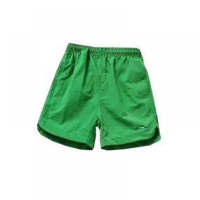 Men's Sweatpants, Summer Beach Thin Quick-drying Simple Casual Solid Color Running Sports Shorts, Green (L)