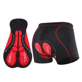 Men"s Cycling Shorts 5d Gel Padded Mtb Bike Underwear Short Pants