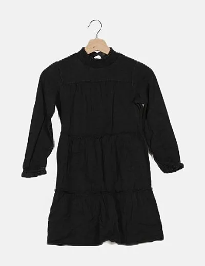 Name it Vestido negro combinado