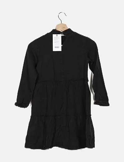 Name it Vestido negro combinado