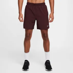 Nike Hombre Shorts Dri-FIT Challenger 7in Brief-Lined Shorts Rojo 