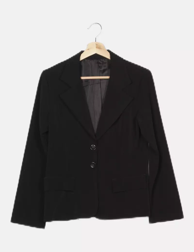 NoName Blazer negra cruzada