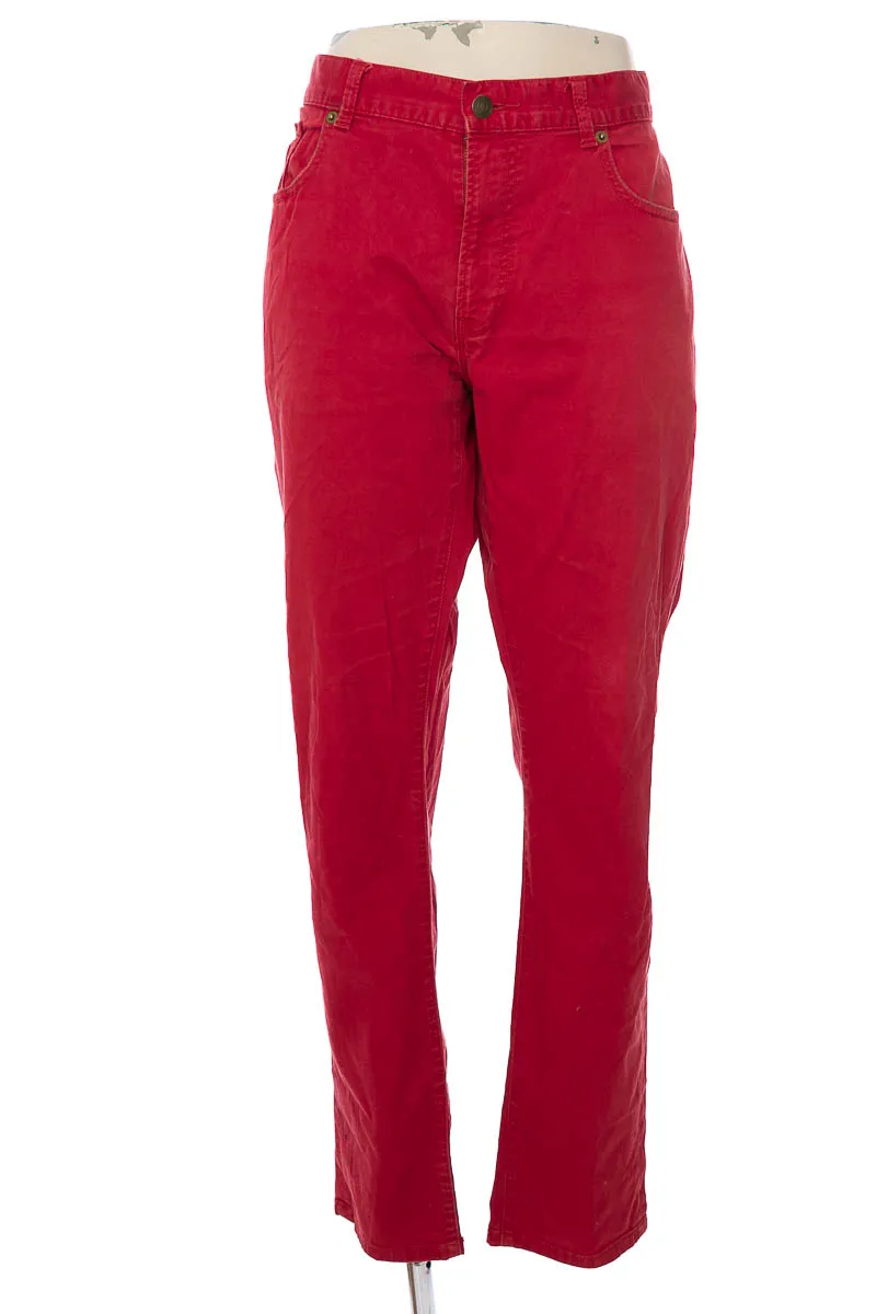 Pantalón color Rojo - Forever 21