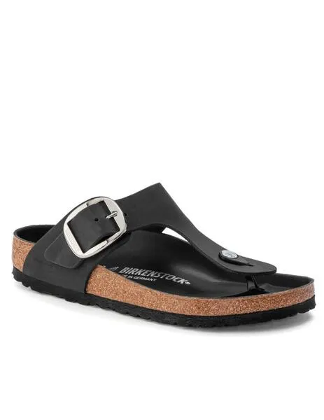 Sandalia Birkenstock Gizeh Big Buckle negro