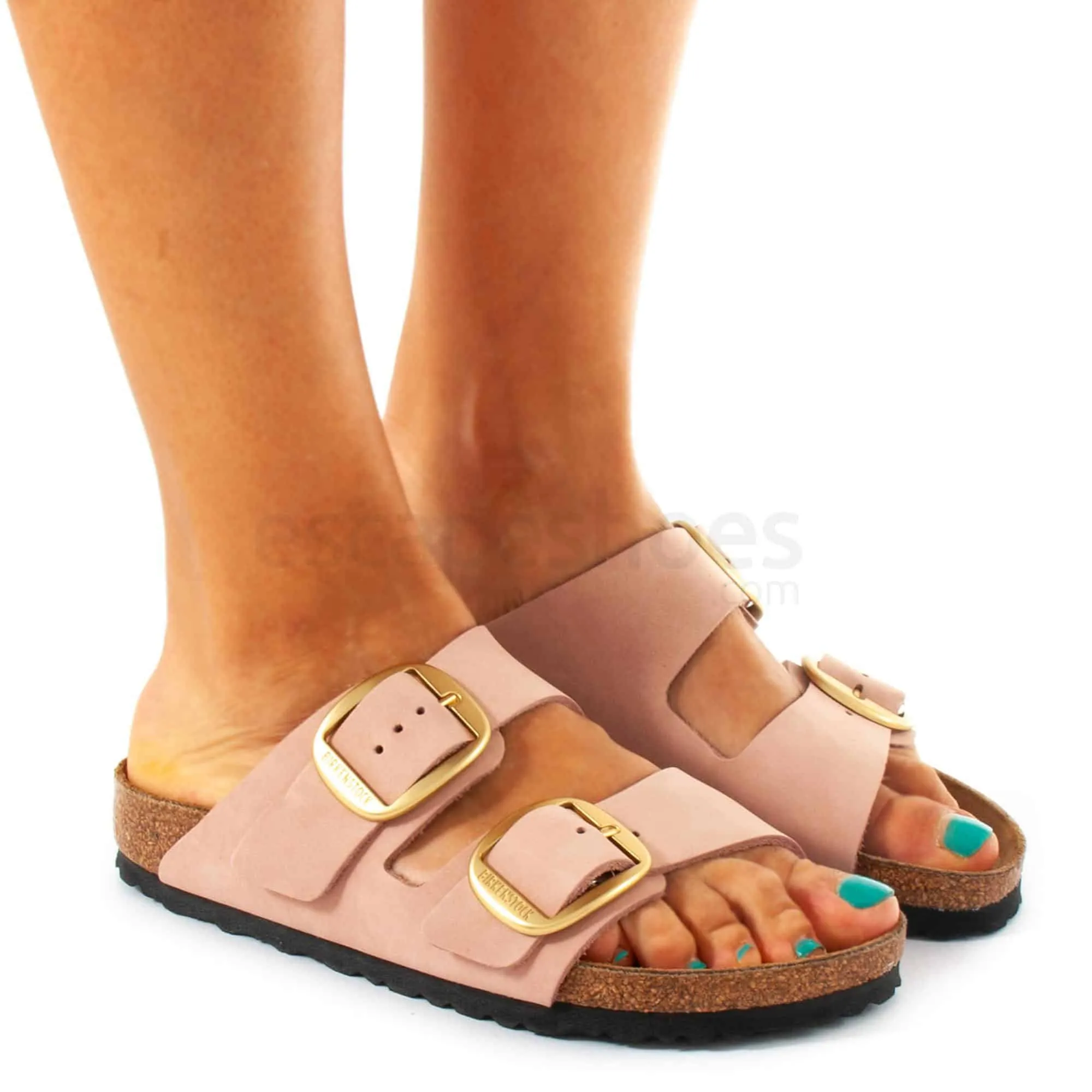 Sandalias BIRKENSTOCK Arizona Big Buckle Nubuck Rosa 1026583