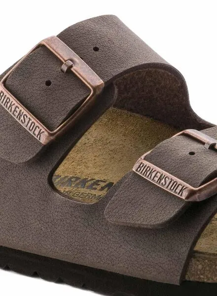 Sandalias Birkenstock Arizona Birko-Flor Nubuck Mocha para mujer y hombre