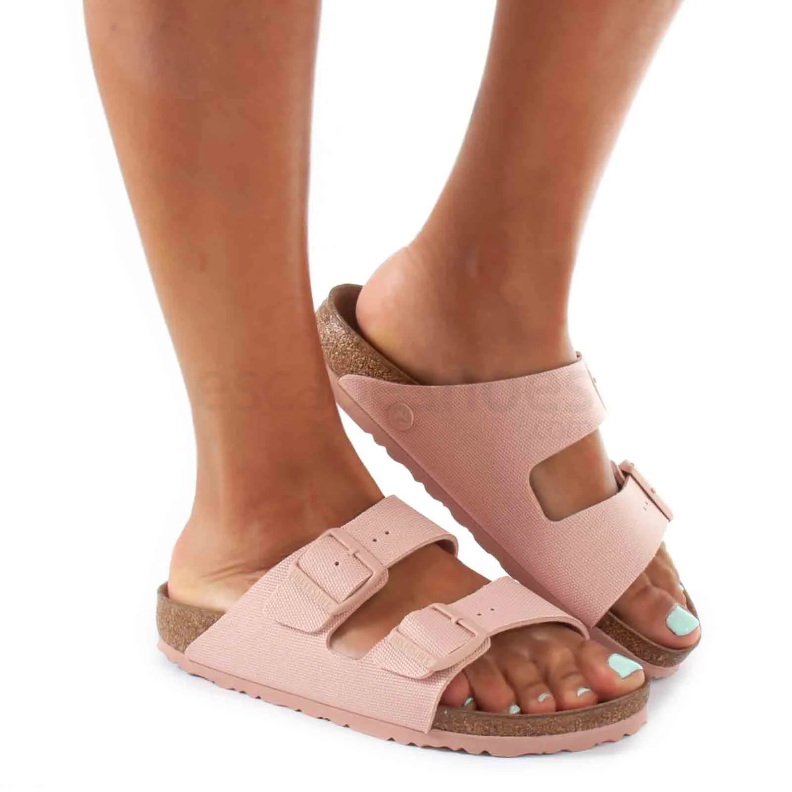 Sandalias BIRKENSTOCK Arizona Tex Vegan Canvas Soft Pink