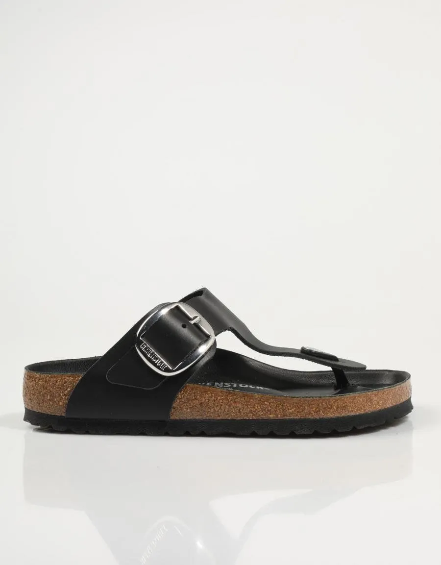  sandalias BIRKENSTOCK Gizeh Big Buckle Nl en Negro 79131