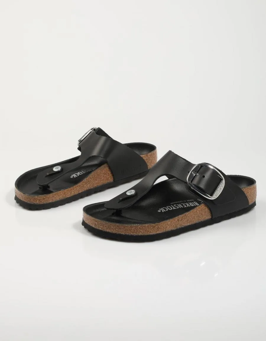  sandalias BIRKENSTOCK Gizeh Big Buckle Nl en Negro 79131