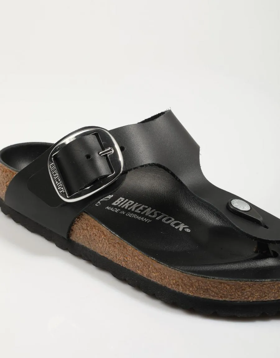  sandalias BIRKENSTOCK Gizeh Big Buckle Nl en Negro 79131