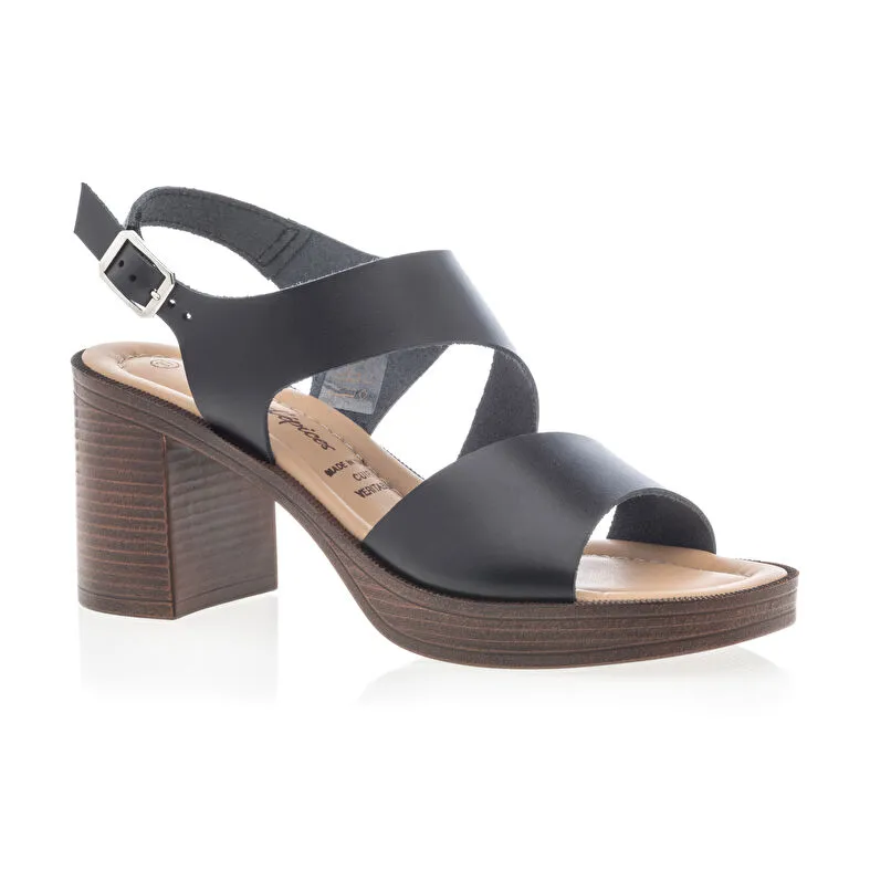 Sandalias/ descalzo mujer negro