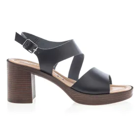 Sandalias/ descalzo mujer negro