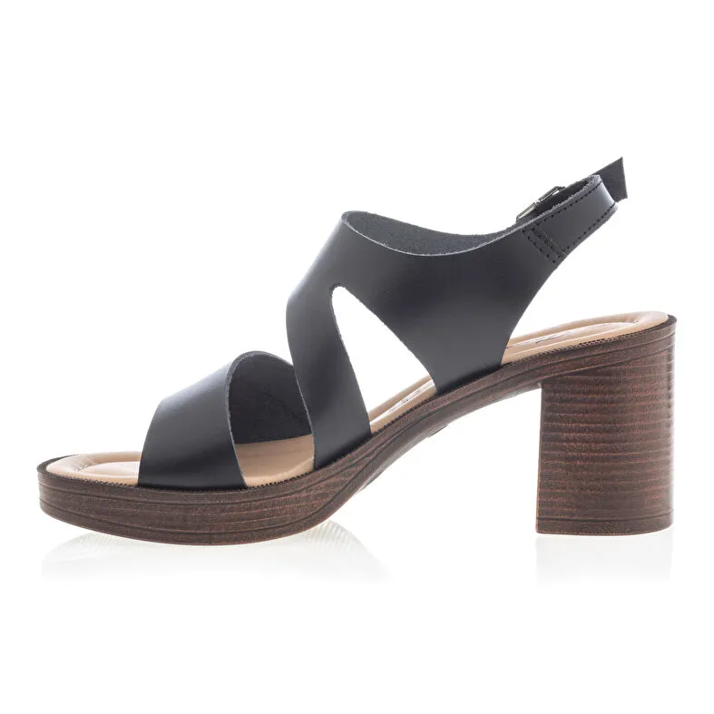 Sandalias/ descalzo mujer negro