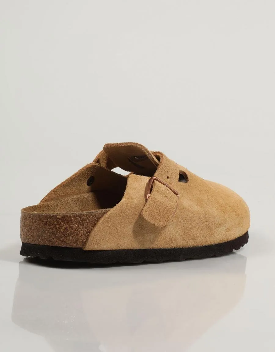  sandals BIRKENSTOCK Boston Suede en Tan 82908