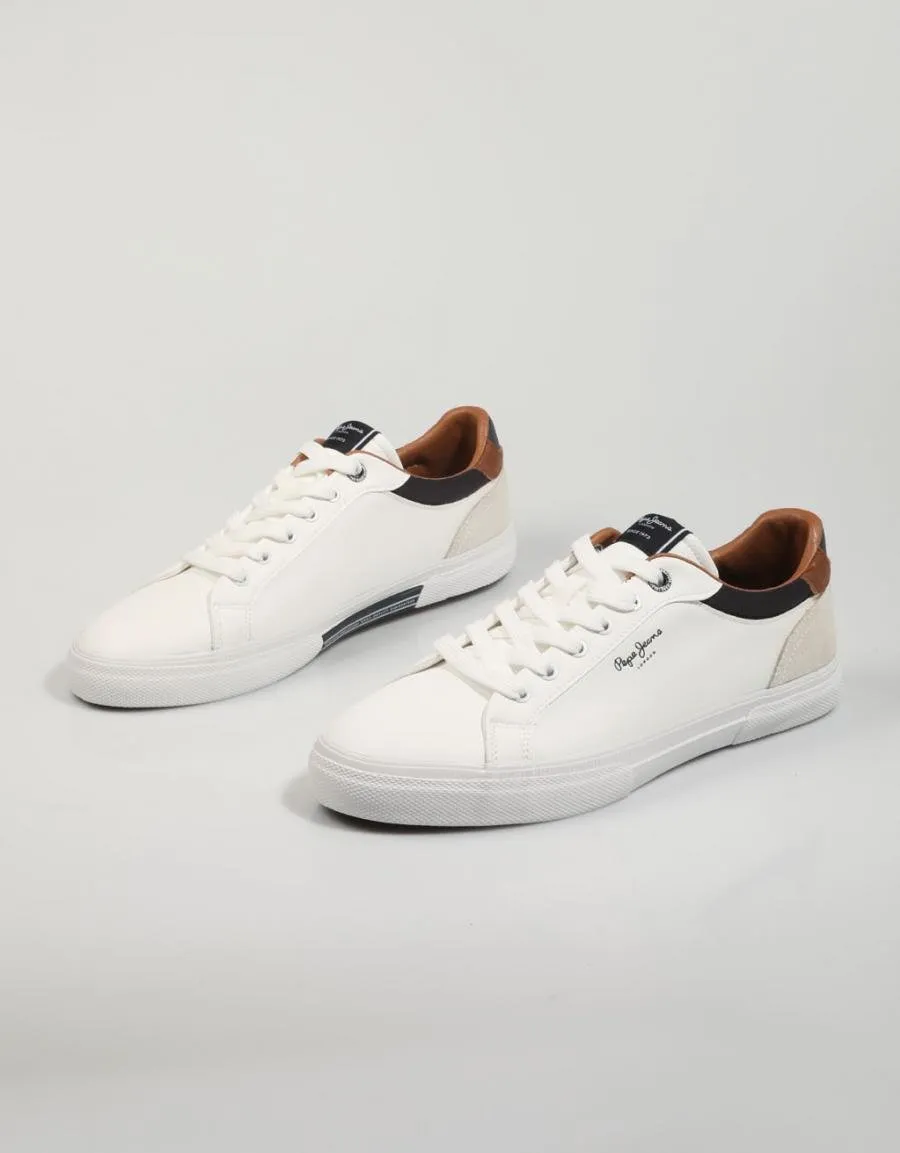  sapatilhas PEPE JEANS Kenton Court - Pms30839 en Branco 80339