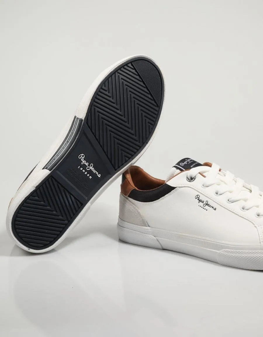  sapatilhas PEPE JEANS Kenton Court - Pms30839 en Branco 80339