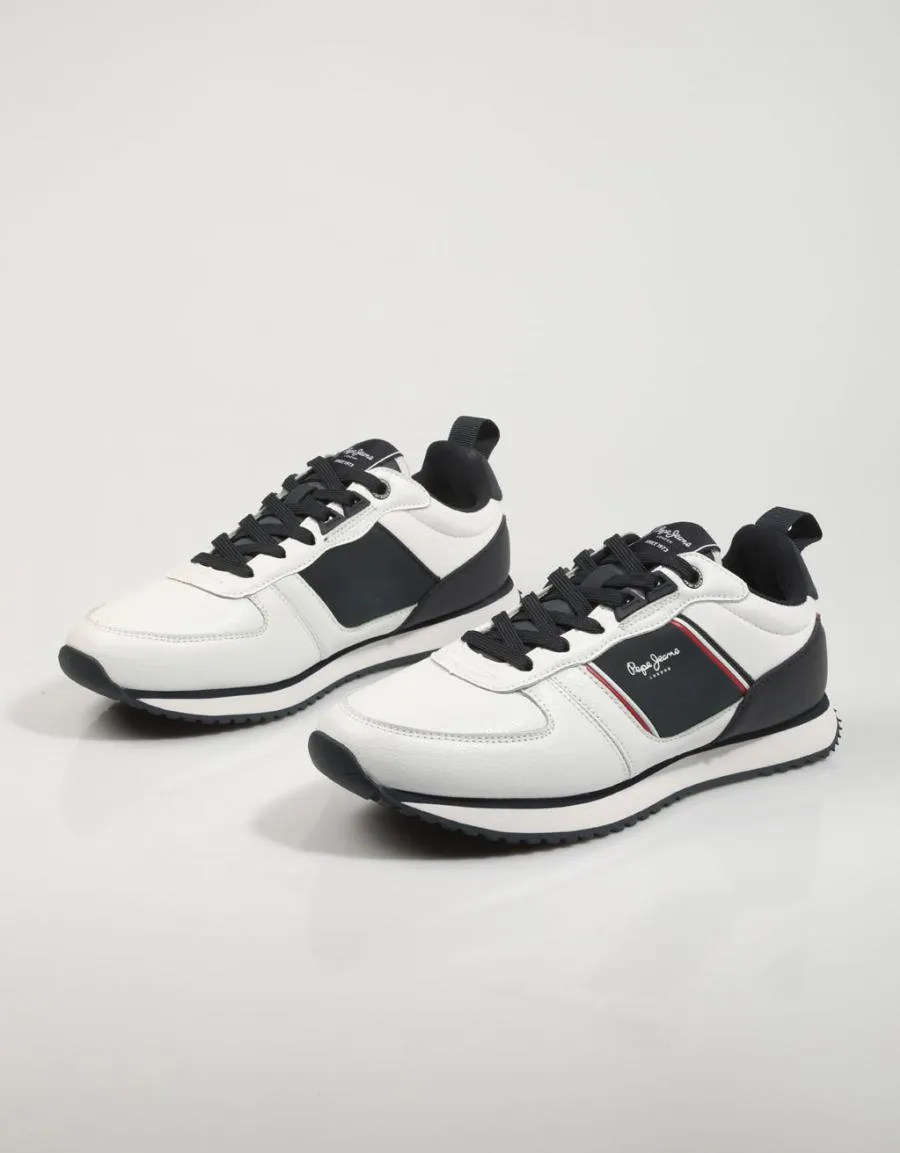  sapatilhas PEPE JEANS Tour Club Basic 22 - Pms30882 en Branco 80333