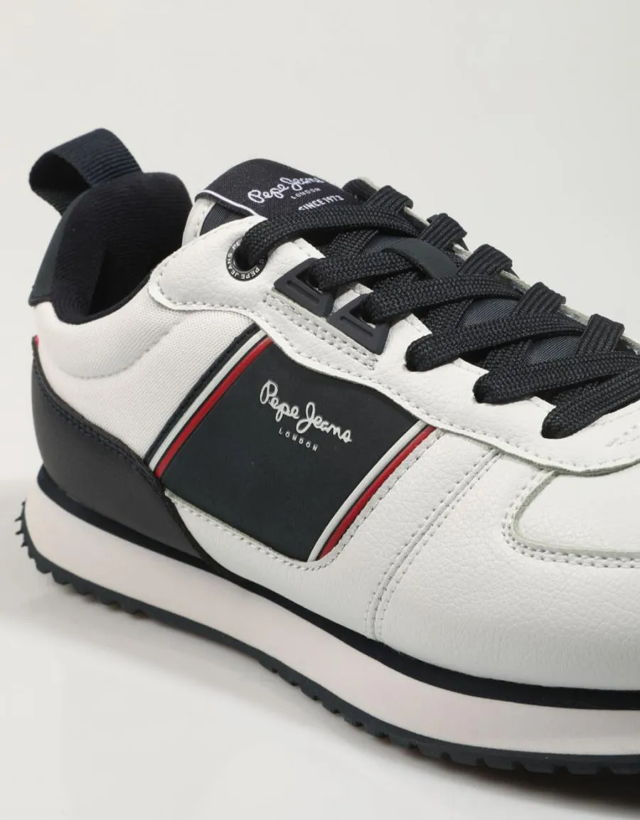  sapatilhas PEPE JEANS Tour Club Basic 22 - Pms30882 en Branco 80333