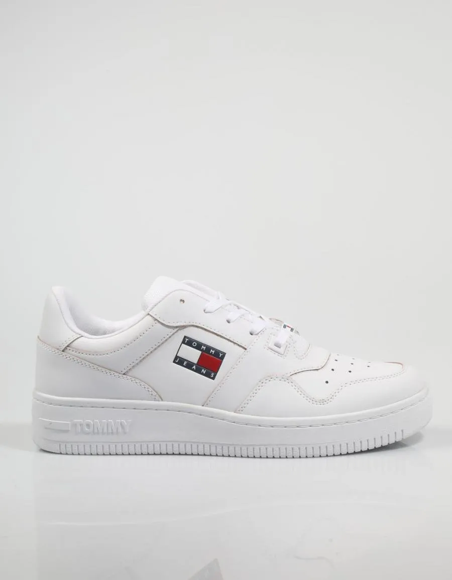  sapatilhas TOMMY HILFIGER Tommy Jeans Etch Basket en Branco 79894