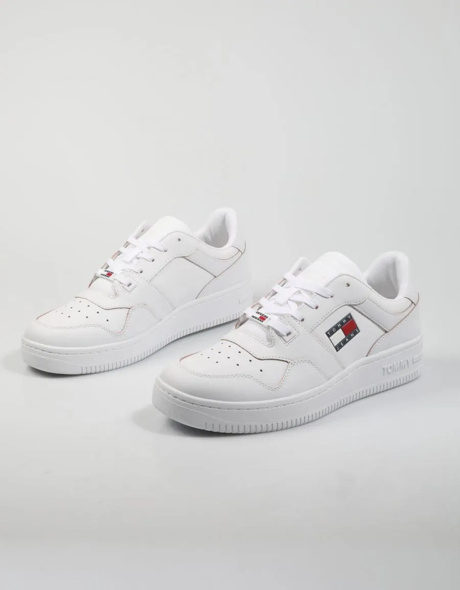  sapatilhas TOMMY HILFIGER Tommy Jeans Etch Basket en Branco 79894