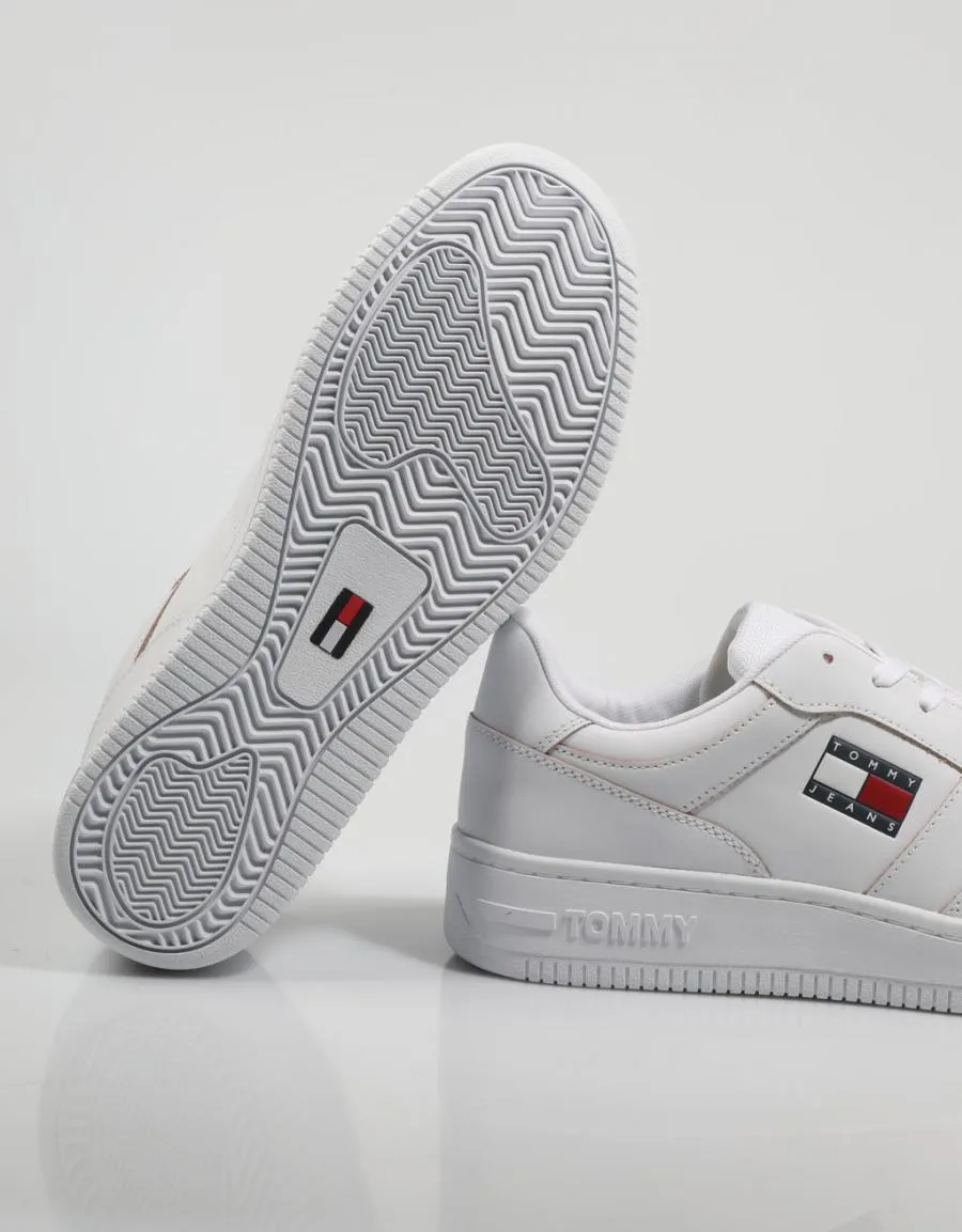  sapatilhas TOMMY HILFIGER Tommy Jeans Etch Basket en Branco 79894