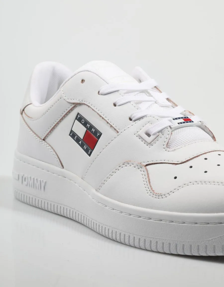  sapatilhas TOMMY HILFIGER Tommy Jeans Etch Basket en Branco 79894