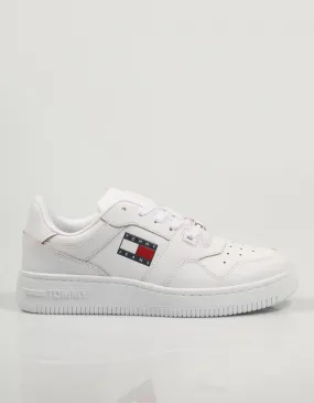  sapatilhas TOMMY HILFIGER Tommy Jeans Etch Basket Wmn en Branco 79907