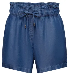 SHORTS DENIM CINTURA ELÁSTICA MUJER ESPRIT