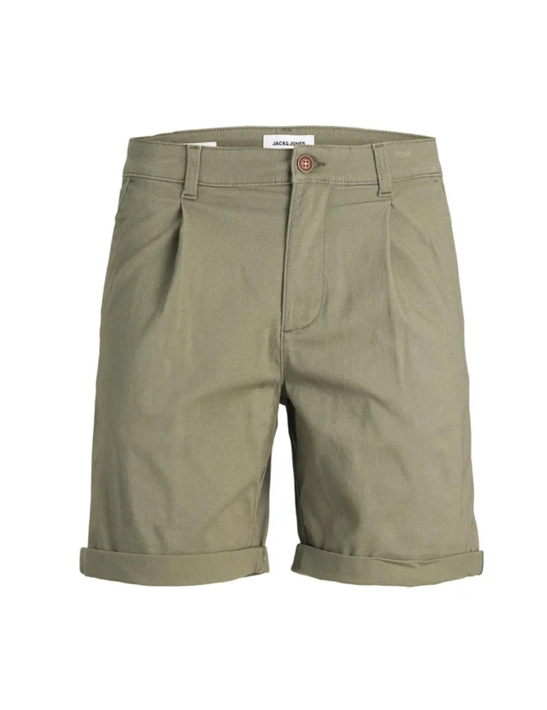 Shorts Jack&Jones Trico verde corto chino de hombre