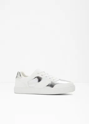 Sneakers bajos Blanco-plata