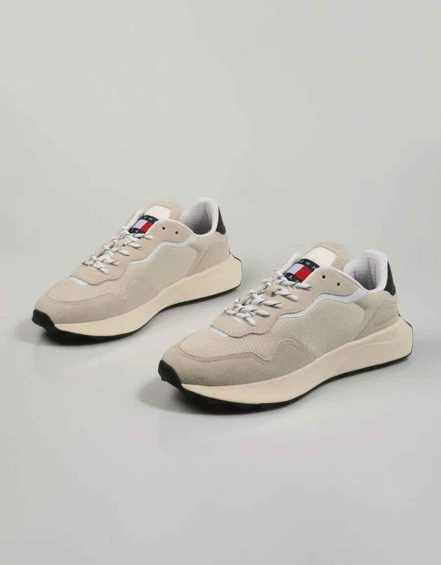  sneakers TOMMY HILFIGER Tommy en Beige 81458