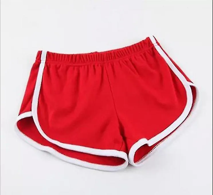 Sports Shorts Women's Home Casual Solid Color Fashion Yoga Beach Pants Candy Color Hot Pants-Good