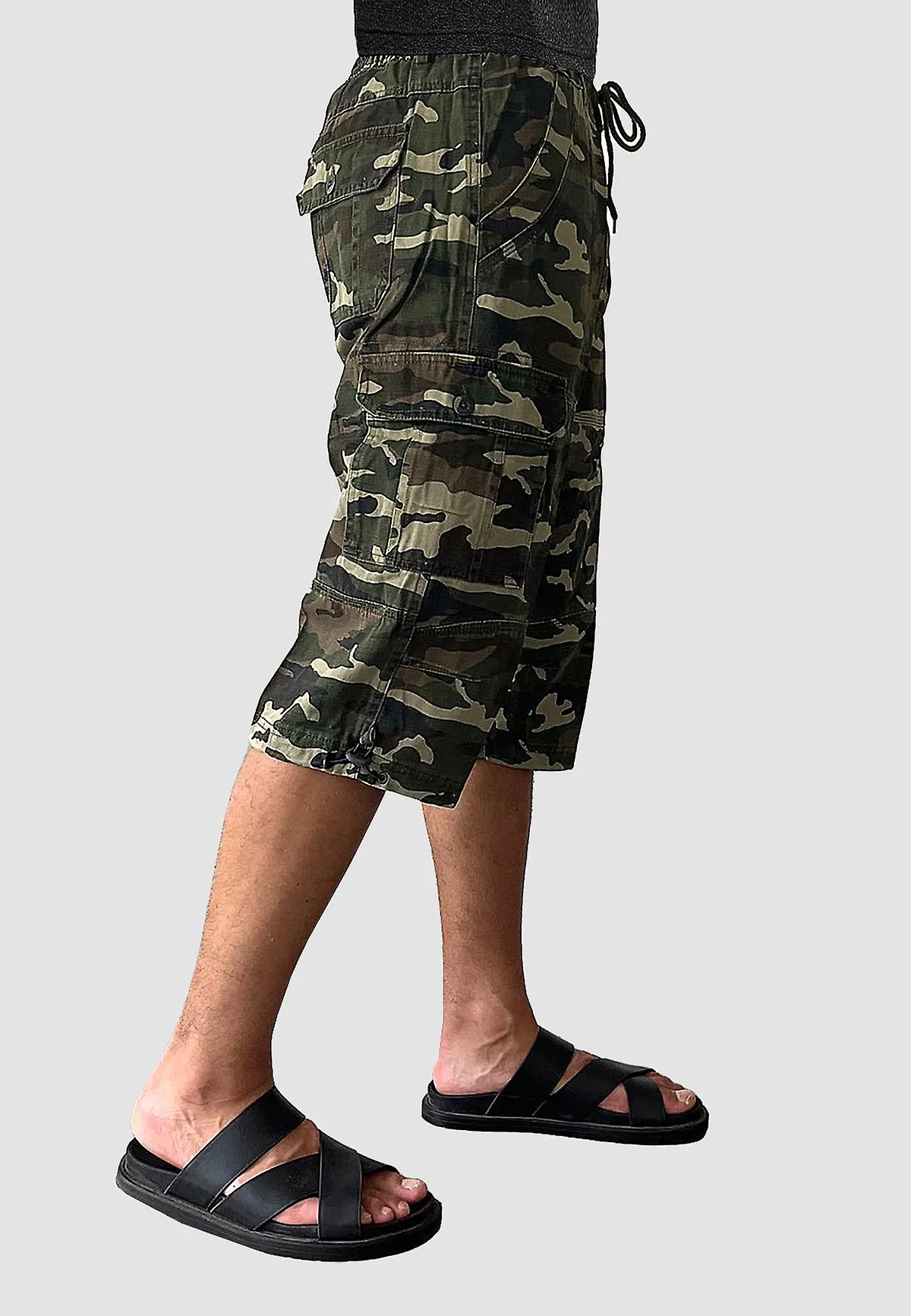 Tactical Cargo Shorts Leisure Bermuda Capri Pants Short Combat Military Camo Look